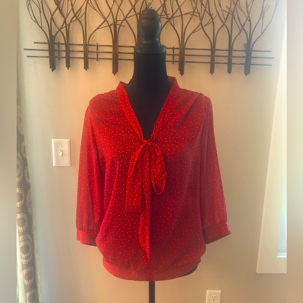 The Limited Red Blouse Size Medium